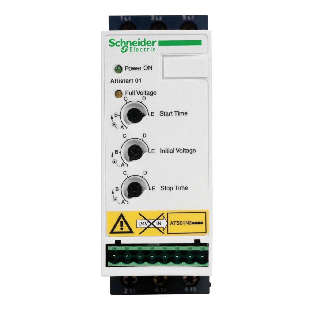 Arrancador suave ATS01 9A 200–240V motor 1,5kW – Schneider Electric