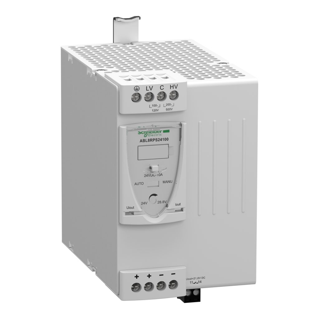 Fuente de poder 100–500VAC salida 24VDC 10A – Schneider Electric