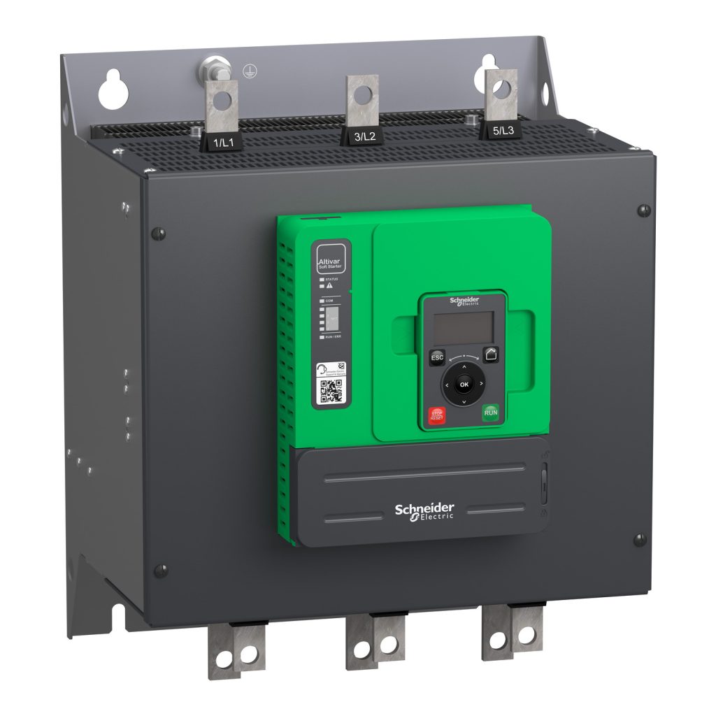 Arrancador suave Altivar ATS480 320 A, 208–690 V CA, control 110–230 V CA – Schneider Electric