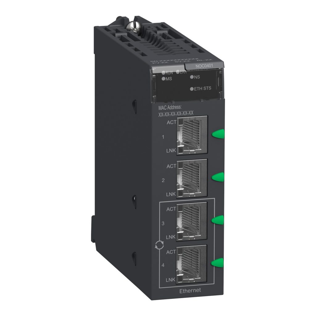 Módulo Ethernet/IP Modbus TCP para red industrial – Schneider Electric