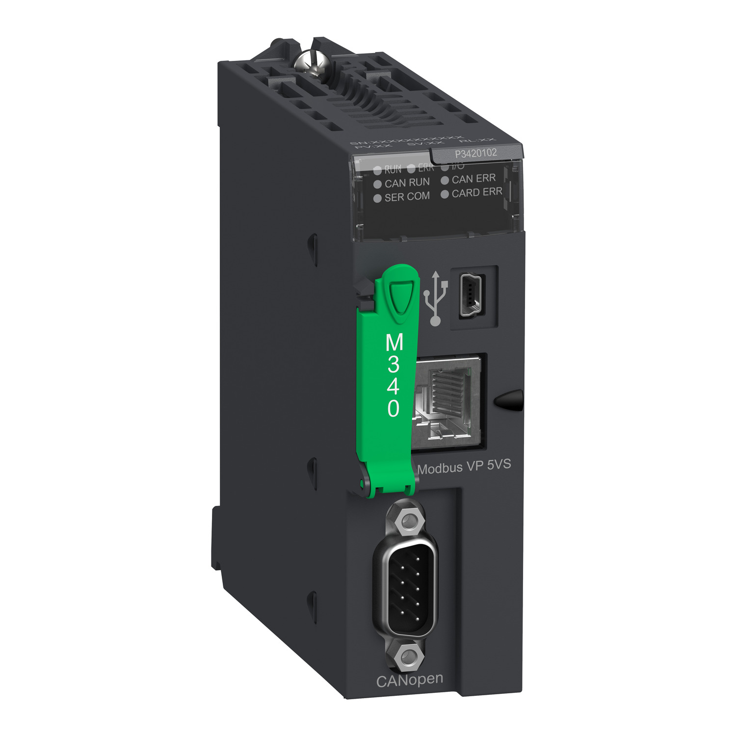 CPU34020 Modbus CANopen 4MB para M340 – Schneider Electric