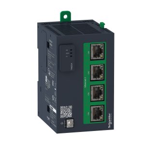 módulo de comunicación inteligente, Modicon M262, Ethernet, 4 RJ45