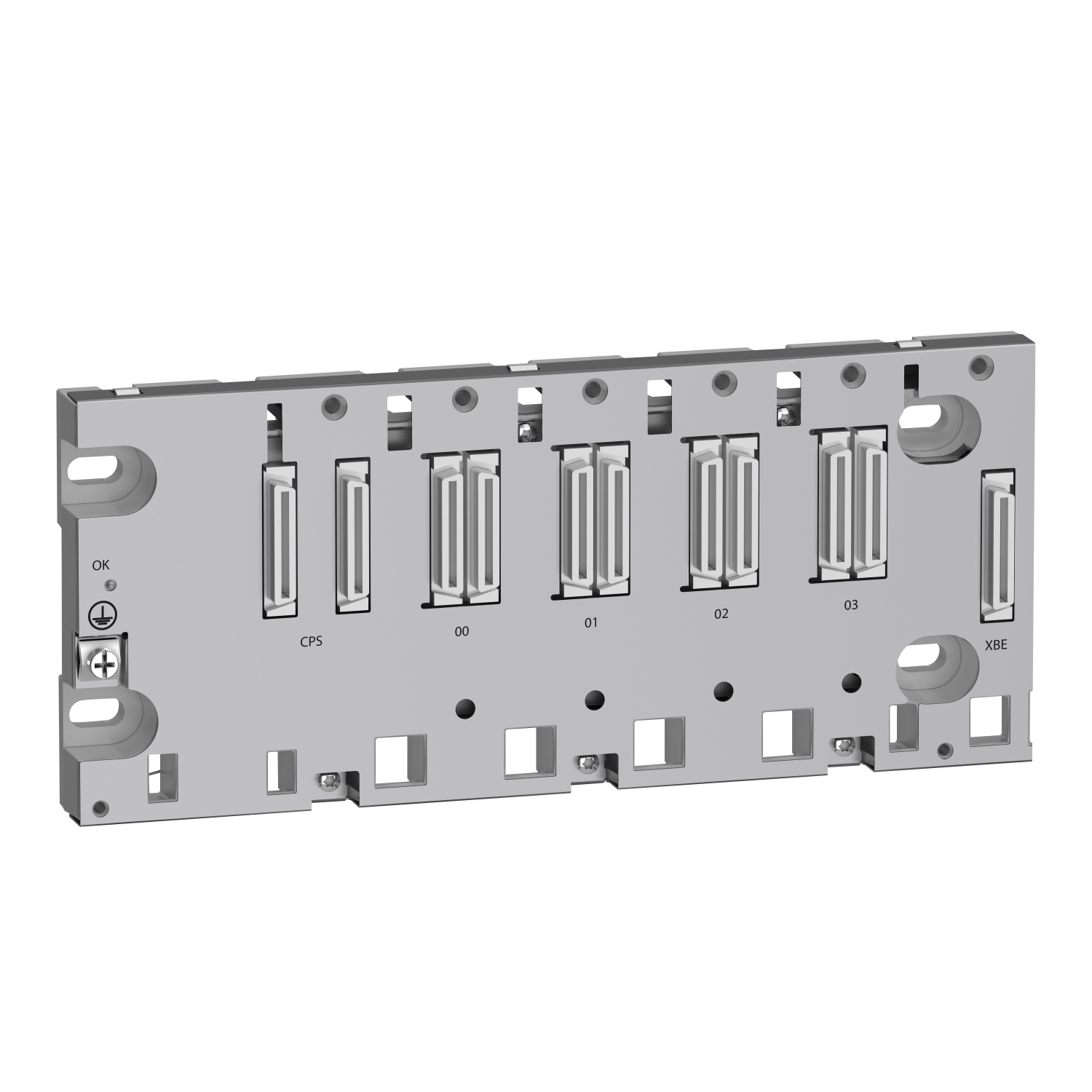 Backplane Ethernet 4 slots para PLC industrial – Schneider Electric