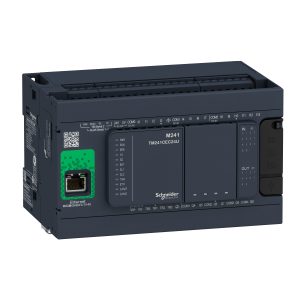 Controlador lógico M241 con relé y Ethernet 24 E/S – Schneider Electric