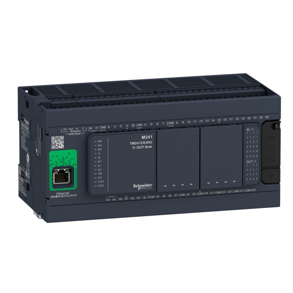Controlador M241 con Ethernet y 40 E/S – Schneider Electric