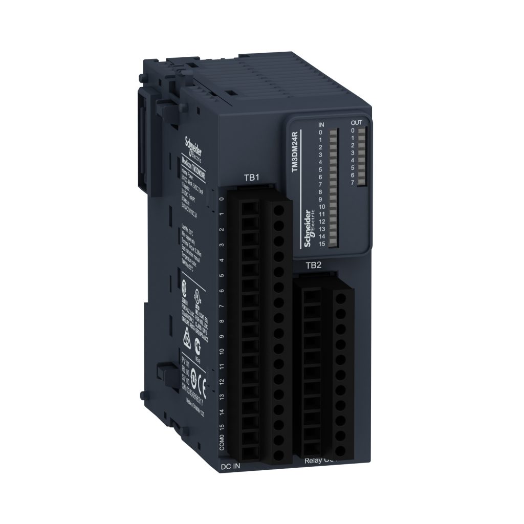 Modulo Entrada/Salida Digitales 16 X 24V DC 8 X Rele 2A Tornillo