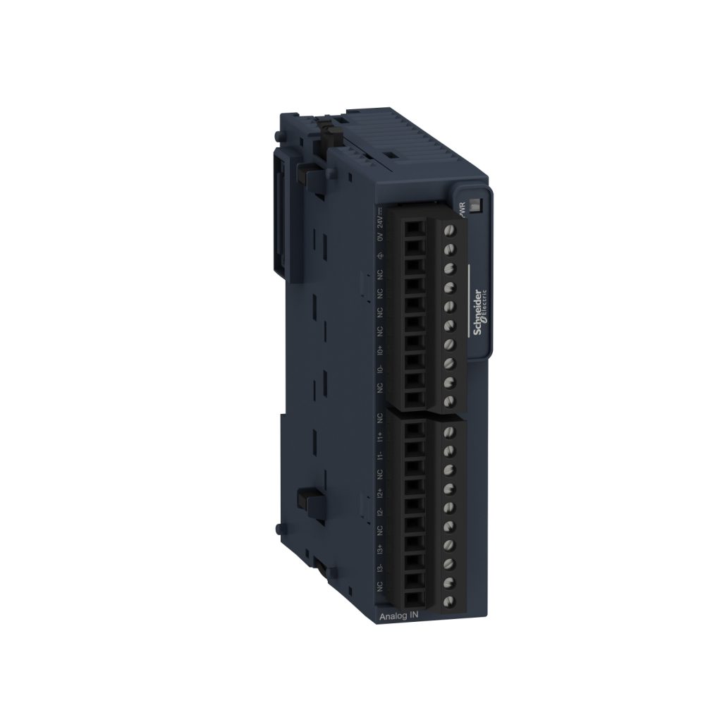 Módulo entradas analógicas 4xV/I 12 bits tornillo – Schneider Electric