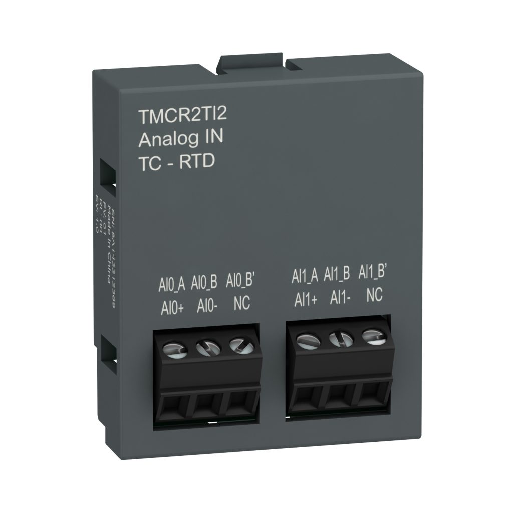 Cartucho M200 2 entradas de temperatura, 14 bits – Schneider Electric