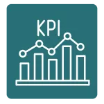 Ícono de indicadores KPI